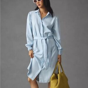 CLOTH & STONE (Anthropologie) belted shirt dress Size: S